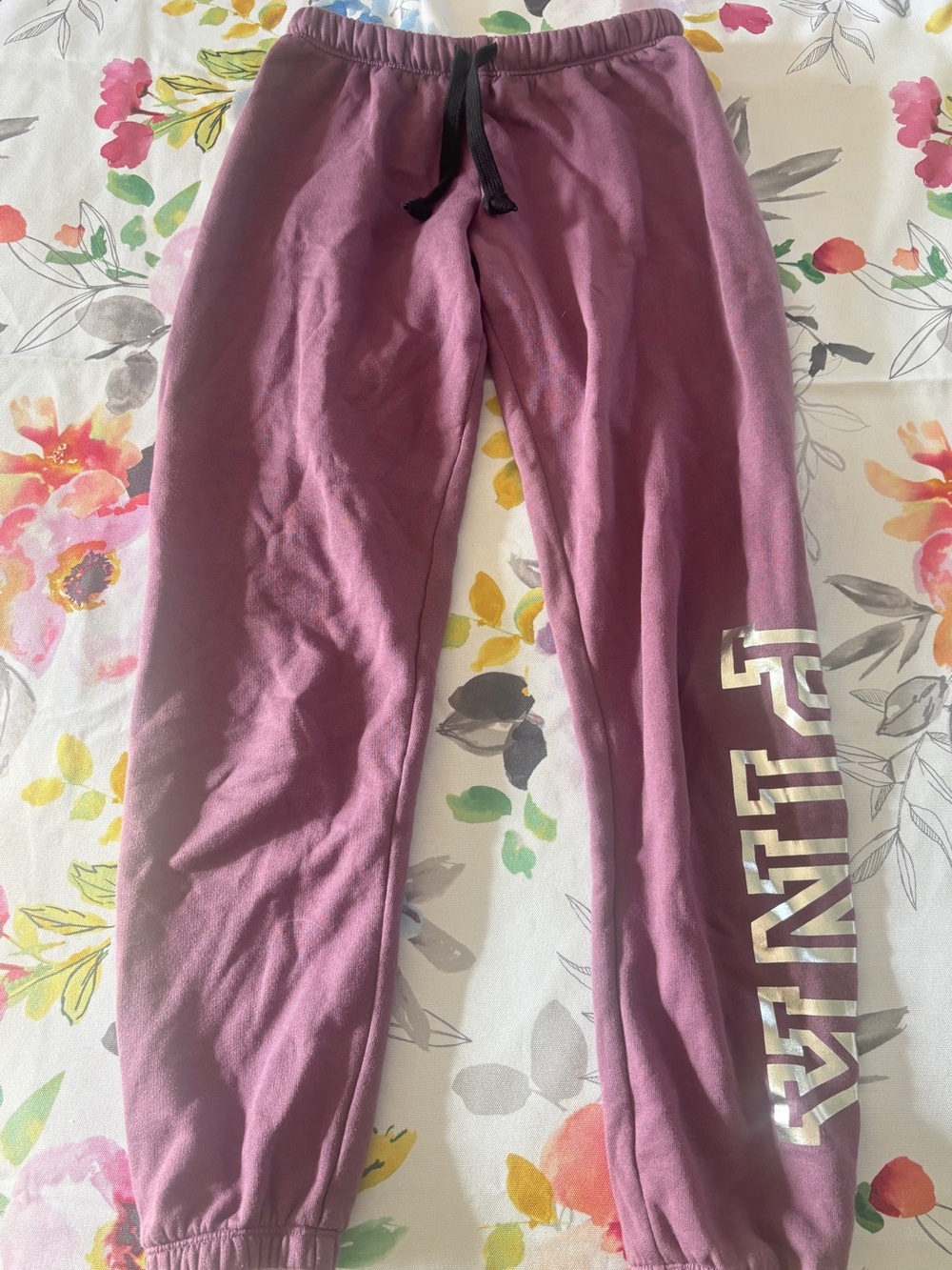 Women’s Jogger Sweatpants with Metallic Logo